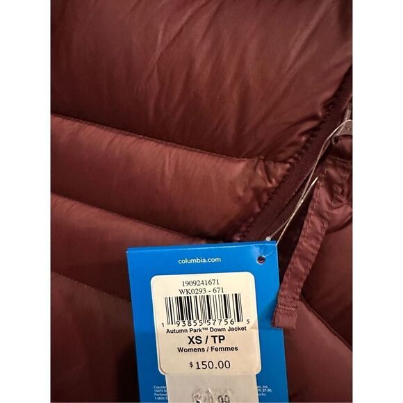 Size XS Columbia Autumn Park Down Jacket - Picture 10 of 12